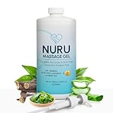 Nuru Massage Gel (1,000 ml) | Water-based | Paraben & Glycerine Free |...