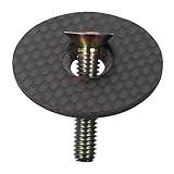 Hemobllo 1Satz Fahrrad Headset Kappe Od Carbon Oberteil Titanlegierung...