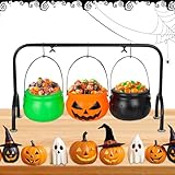 Keyubria Halloween Servierschalen - HexenSüßigkeitenhalter,3-teilige...
