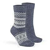 Fellhof Alpaka Hygge Socken 2er Pack gemustert & unifarben Damen Herren...