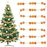 Songjum 5m Getrocknete Orangenscheiben Weihnachtsgirlande mit 100...