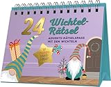 24 Wichtel-Rätsel I Der besondere Adventskalender zum Aufstellen:...