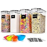 Vorratsdosen mit Deckel Luftdicht Groß 4L Set of 4, BPA frei,...