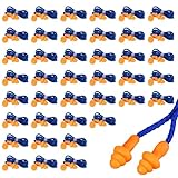 TUONYIS 40 Paare Silikon-Ohrstöpsel, Anti-Verlust mit Kabelaufhängung,...