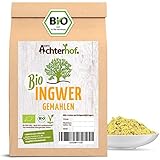 Bio Ingwerpulver (500g) | Ingwer gemahlen | Ingwerwurzel gemahlen perfekt...