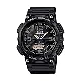 Casio Herren Solar Armbanduhr, 46.00mm GehäusegröÃŸe mit schwarz...