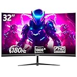 Gawfolk 32 Zoll Curved Gaming Monitor 180HZ / 165Hz / 144hz PC Bildschirm...