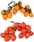 Deko Cherry Tomaten Bund Kunstobst Kunstgemüse künstliches Obst Gemüse...