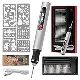 Elektrischer Gravierstift mit 30 Bits, Mini Gravierstift 3-Gang-Regler Bis...