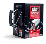 Weber Anzündset -Rapidfire Starter Set, besteht aus Amzündkamin - Groß...