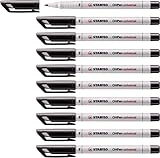 STABILO - Folienstift - OHPen universal - wasserlöslich fein - 10er Pack -...