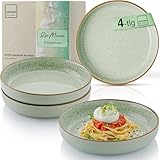 Sänger Rio Minze | Pastaschalen 4 teilig, 4x Nudel Schalen aus Steingut,...