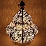 Casa Moro Orientalische Laterne Anida Gold 30cm aus Metall Marokkanisches...