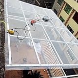 2 mm Polycarbonat-Dachbahn, UV-Schutz, Gewächshausplatten, schlagfest,...