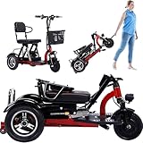 HZWJD Rollator 3 Räder,Elektro Roller,Elektroroller Mit...