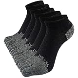 PUTUO Zehensocken für Herren Laufsocken Sneakersocken: Sneaker Socken aus...