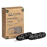 EcoYou Zahnseide nachhaltig aus Bambus-Aktivkohle im plastikfreien &...