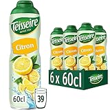 Teisseire Getränke-Sirup Lemon/Zitrone 600ml - Sirup der genauso schmeckt...