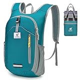 SKYSPER Rucksack Herren 10L Klein Wanderrucksack Faltbarer Tagesrucksack...