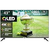 CHIQ 43-Zoll 4K QLED Smart TV, UHD breiter Farbraum mit HDR, Fernbedienung...