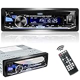 Alondy Autoradio mit CD/DVD Player Bluetooth USB,1Din CD-Tuner mit RDS...