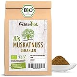 BIO Muskatnüsse gemahlen (100g) Premium Qualität vom-Achterhof Muskat...