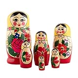 Heka Naturals Romashka Matroschka-Puppen | Matroschka-Puppenset aus...