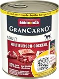 animonda GranCarno Hundefutter, Nassfutter für erwachsene Hunde,...