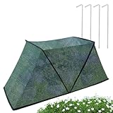 Gartenschirm – Faltbare Hochbeet-Abdeckung, mit Heringen, UV-beständig,...