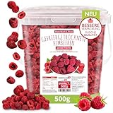 Himbeeren gefriergetrocknet, KEINE Chinaware, 500g gefriergetrocknete ganze...