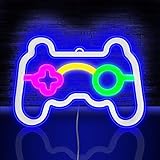 HOTUT Gamer LED Neonlicht,Spiel Leuchtreklame,Gaming Neon Schild, USB und...