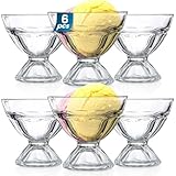 Vilde Eisbecher Eisschale Eisschalen Dessertschale aus Glas |...