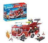 PLAYMOBIL City Action 9464 Feuerwehr-Rüstfahrzeug mit Licht und Sound, Ab...