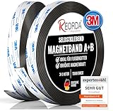 REORDA® Magnetband A B (EXTRA STARKER 3M KLEBER) selbstklebender...