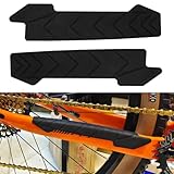 CYSKY Fahrrad Kettenschutz Silikon Aufkleber 2 Stück, Fahrrad Rahmen...