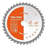 TWIN-TOWN HM Kreissägeblatt Holz 254x30mm Z40, Reduzierring 20 mm, Ideal...