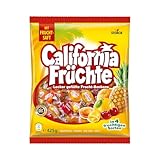 California Früchte – 1 x 425g – Gefüllte Bonbons mit Fruchtsaft –...