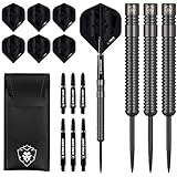 KOTO - Sting Black PVD 90% Darts 23 Gramm, Schwarz, Darts Set inkl. 3...