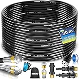 MASKO® Premium Rohrreinigungsschlauch Set Abflussreiniger 30m, 200 bar...