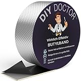 DIY Doctor Butylband - 50 mm x 5 m Wasserdichtes Klebeband - Dichtband...