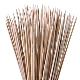 100 Pflanzstäbe Bambus Holz 90 cm lang 6 mm Dm. I Rankhilfe für Pflanzen...