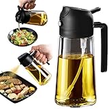 TrendPlain 16oz Ölsprüher für Speiseöl – 470ml Olivenöl Flasche –...