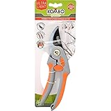 KOMBO Garden - Ultralight Bypass Gartenschere 22 cm – Teflonbeschichtete...