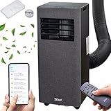 Mobile Klimaanlage mit Abluftschlauch & Fensterabdichtung WLAN Klimaanlage...