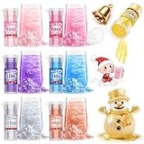 Essbarer Glitzer - 7 Lebendige Lebensmittelfarbe Pulver (je 3g),...