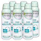 6 er Pack Garnier Mineral Pure Frische Natürlicher Duft 6 x 150 ml