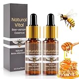 2 Stück Bienengift Serum,Anti Falten Bee Venom Serum,Bienengift...