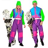 WIDMANN 07512 COSTUME TUTA ANNI 80 SNOWBOARDISTA M #075F