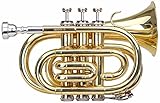 Classic Cantabile Brass TT-400 B-Taschentrompete (Messing, Schallbecher...