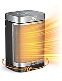 Dreo Smart Space Heater, 70° oszillierende elektrische PTC-Keramik-Heizung...